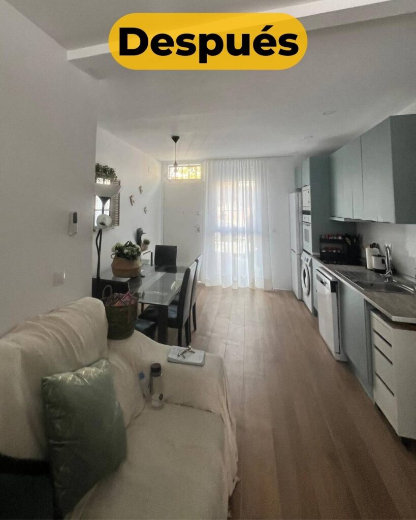 Vivienda en Vallecas tras el cambio de uso de local a vivienda